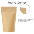 [Sample] 250g Compostable EcoPack Stand Up Pouches Heat Seal Food Grade with Zip Lock [SP4]