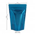 [Sample] 1kg Blue Shiny Stand Up Pouch/Bag with Zip Lock [SP6]
