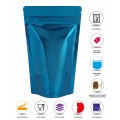 1kg Blue Shiny Stand Up Pouch/Bag with Zip Lock [SP6]
