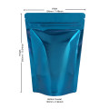 500g Blue Shiny Stand Up Pouch/Bag with Zip Lock [SP5] (100 per pack)