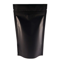 40g Black Matt Stand Up Pouch/Bag with Zip Lock [SP1] (100 per pack)