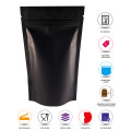 40g Black Matt Stand Up Pouch/Bag with Zip Lock [SP1] (100 per pack)