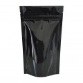 [Sample] 5kg Black Shiny Stand Up Pouch/Bag with Zip Lock [SP8]