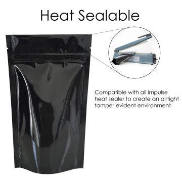 [SAMPLE] 5kg Gold Shiny Stand Up Pouch/Bag with Zip Lock [SP8] (100 per pack)