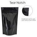 [Sample] 5kg Black Shiny Stand Up Pouch/Bag with Zip Lock [SP8]