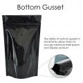 5kg Black Shiny Stand Up Pouch/Bag with Zip Lock [SP8]