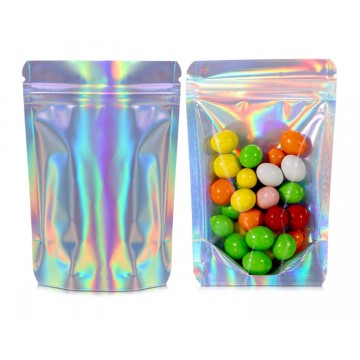 [Sample] 750g Clear / Holographic Stand Up Pouch/Bag with Zip Lock [SP11]