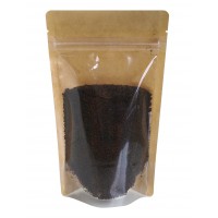 100g Kraft Paper One Side Clear Stand Up Pouch/Bag with Zip Lock [SP9]