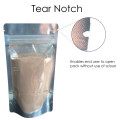 1kg Clear / Silver Shiny Stand Up Pouch/Bag with Zip Lock [SP6]