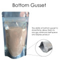 1kg Clear / Silver Shiny Stand Up Pouch/Bag with Zip Lock [SP6]