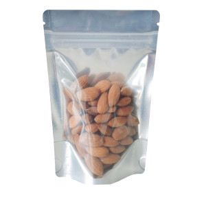 [Sample] 70g Clear / Silver Shiny Stand Up Pouch/Bag with Zip Lock [SP2]