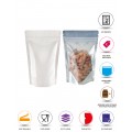 750g Clear / White Shiny Stand Up Pouch/Bag with Zip Lock [SP11]