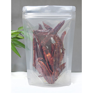 [Sample] 100g Clear / Clear Stand Up Pouch/Bag with Zip Lock [SP9]