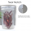 1kg Clear / Clear Stand Up Pouch/Bag with Zip Lock [SP6]