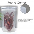 250g Clear / Clear Stand Up Pouch/Bag with Zip Lock [SP4]