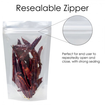 [Sample] 3kg Clear / Clear Stand Up Pouch/Bag with Zip Lock [SP7]