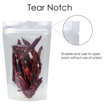 [Sample] 3kg Clear / Clear Stand Up Pouch/Bag with Zip Lock [SP7]