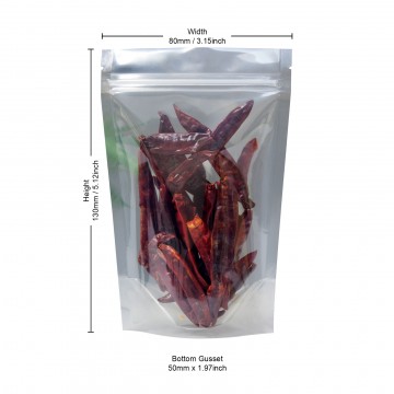 40g Clear / Clear Stand Up Pouch/Bag with Zip Lock [SP1]