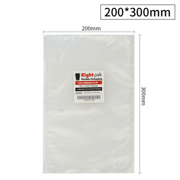 200mm x 300mm Embossed Vacuum Sealer Bags 90 Micron (100 per pack)