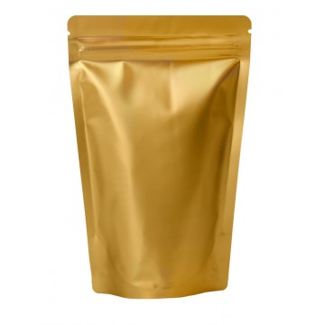 250g Gold Matt Stand Up Pouch/Bag with Zip Lock [SP4]