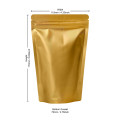 [Sample] 70g Gold Matt Stand Up Pouch/Bag with Zip Lock [SP2]