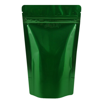 50g Green Shiny Stand Up Pouch/Bag with Zip Lock [WP1] (100 per pack)