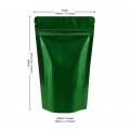 [Sample] 150g Green Shiny Stand Up Pouch/Bag with Zip Lock [SP3]