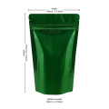 150g Green Shiny Stand Up Pouch/Bag with Zip Lock [SP3] (100 per pack)