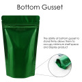 [Sample] 150g Green Shiny Stand Up Pouch/Bag with Zip Lock [SP3]