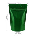 1kg Green Shiny Stand Up Pouch/Bag with Zip Lock [SP6] (100 per pack)