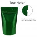 [Sample] 1kg Green Shiny Stand Up Pouch/Bag with Zip Lock [SP6]