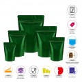 [Sample] 1kg Green Shiny Stand Up Pouch/Bag with Zip Lock [SP6]