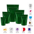 [Sample] 40g Green Shiny Stand Up Pouch/Bag with Zip Lock [SP1]