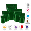 40g Green Shiny Stand Up Pouch/Bag with Zip Lock [SP1] (100 per pack)