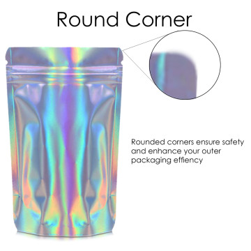 150g Holographic Stand Up Pouch/Bag with Zip Lock [SP3] (100 per pack)