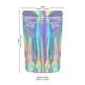 40g Holographic Stand Up Pouch/Bag with Zip Lock [SP1] (100 per pack)