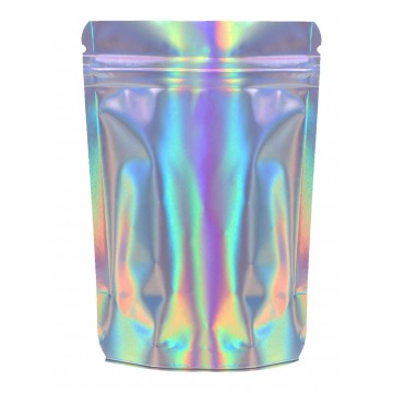 [Sample] 50g Holographic Stand Up Pouch/Bag with Zip Lock [WP1]