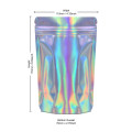 70g Holographic Stand Up Pouch/Bag with Zip Lock [SP2] (100 per pack)