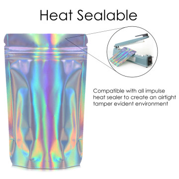 [Sample] 70g Holographic Stand Up Pouch/Bag with Zip Lock [SP2]