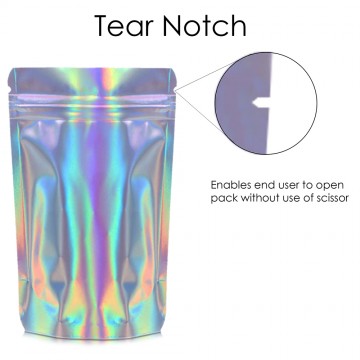 [Sample] 70g Holographic Stand Up Pouch/Bag with Zip Lock [SP2]