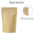 40g Kraft Paper Stand Up Pouch/Bag with Zip Lock [SP1]