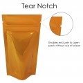 [Sample] 40g Orange Shiny Stand Up Pouch/Bag with Zip Lock [SP1]