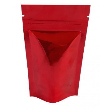 [Sample] 40g Red Shiny Stand Up Pouch/Bag with Zip Lock [SP1]