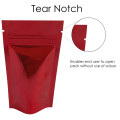 [Sample] 40g Red Shiny Stand Up Pouch/Bag with Zip Lock [SP1]