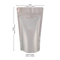 100g Silver Matt Stand Up Pouch/Bag with Zip Lock [SP9] (100 per pack)