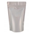 1kg Silver Matt Stand Up Pouch/Bag with Zip Lock [SP6]