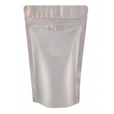1kg Silver Matt Stand Up Pouch/Bag with Zip Lock [SP6]