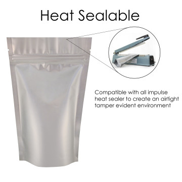 40g Silver Matt Stand Up Pouch/Bag with Zip Lock [SP1]