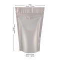 40g Silver Matt Stand Up Pouch/Bag with Zip Lock [SP1] (100 per pack)