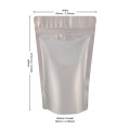 50g Silver Matt Stand Up Pouch/Bag with Zip Lock [WP1] (100 per pack)